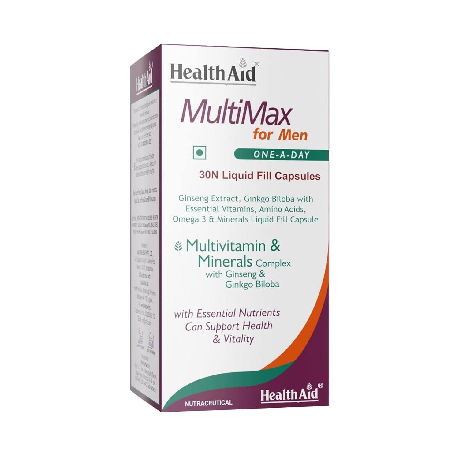 HealthAid MultiMax for Men (30 Capsules)