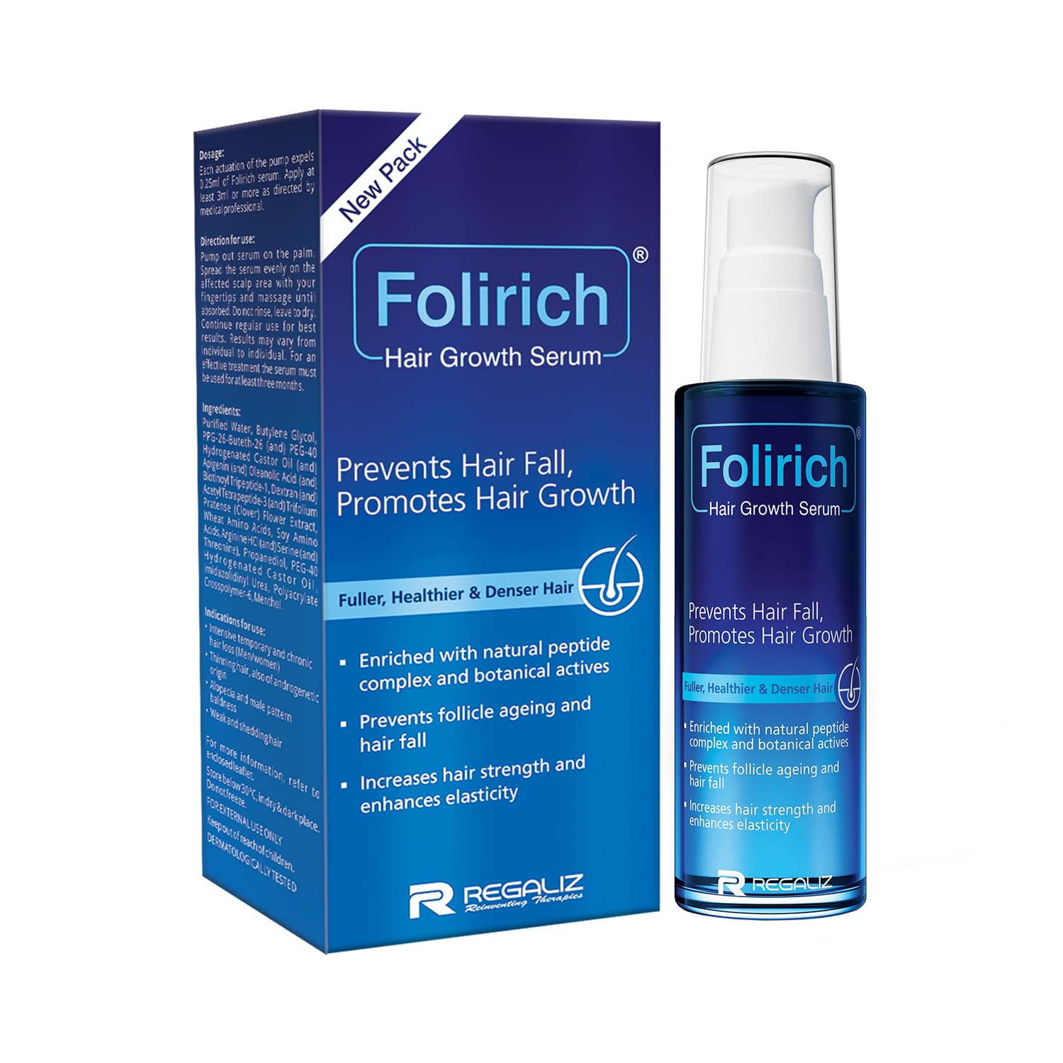 Regaliz Folirich Hair Growth Serum 60 ml