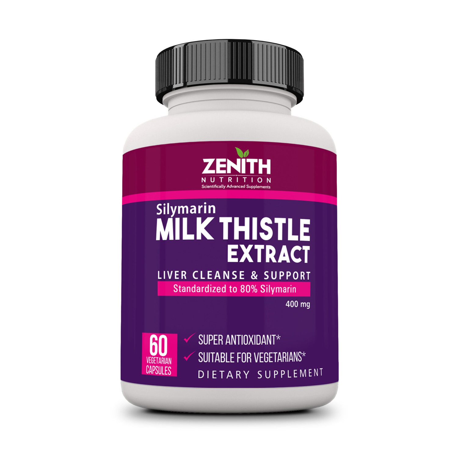 Zenith Silymarin Milk Thistle 400mg (60 Capsules)