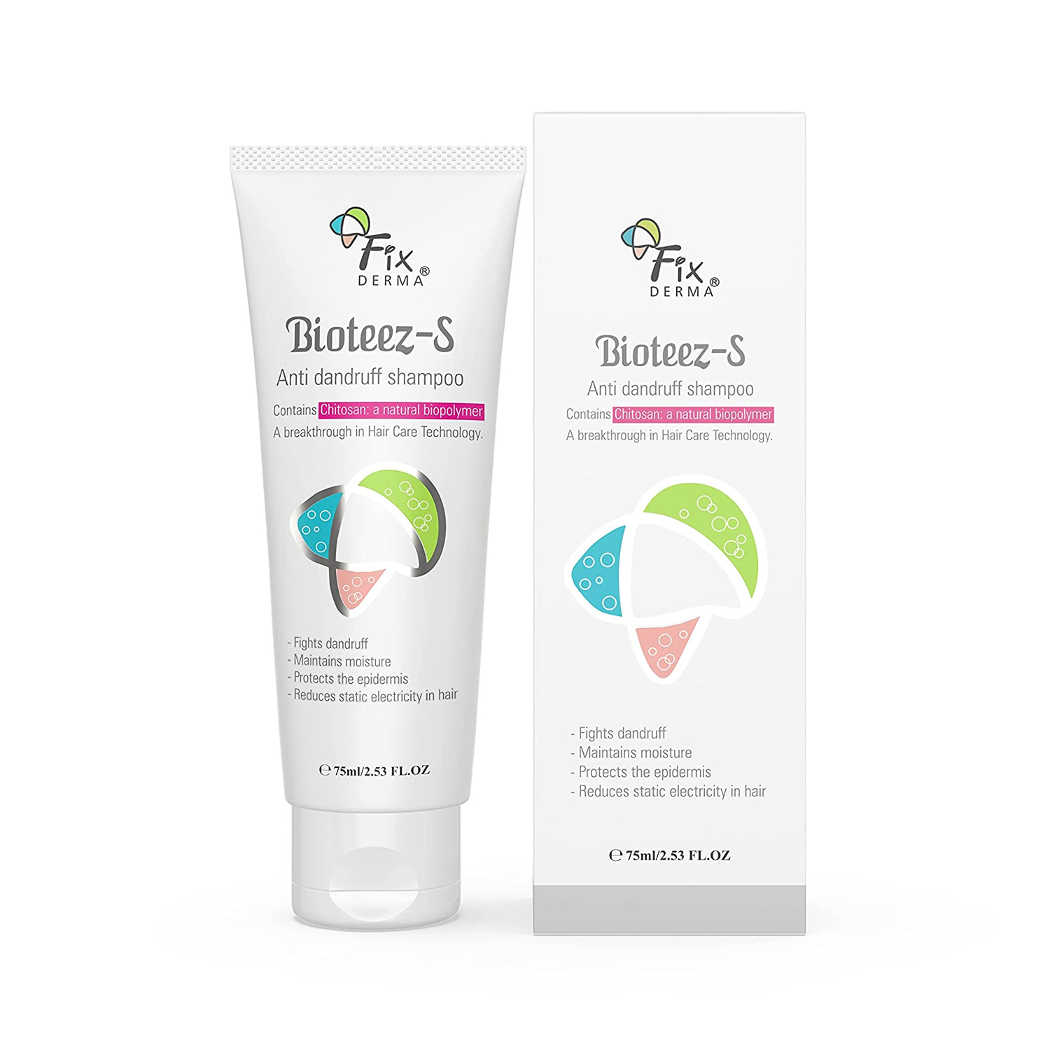 FixDERMA Bioteez-S Anti Dandruff Shampoo 75ml