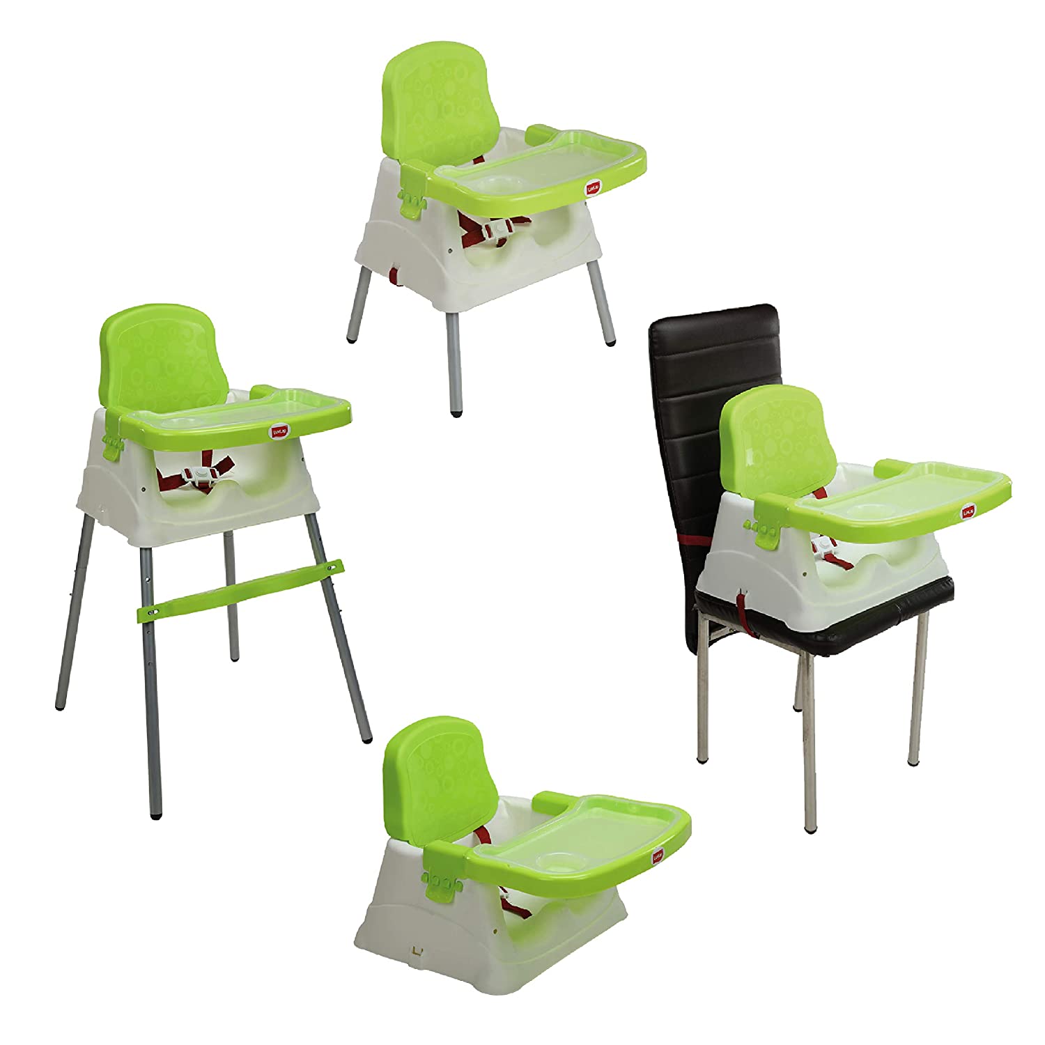 LuvLap Booster High Chair Green (M.No 18448)