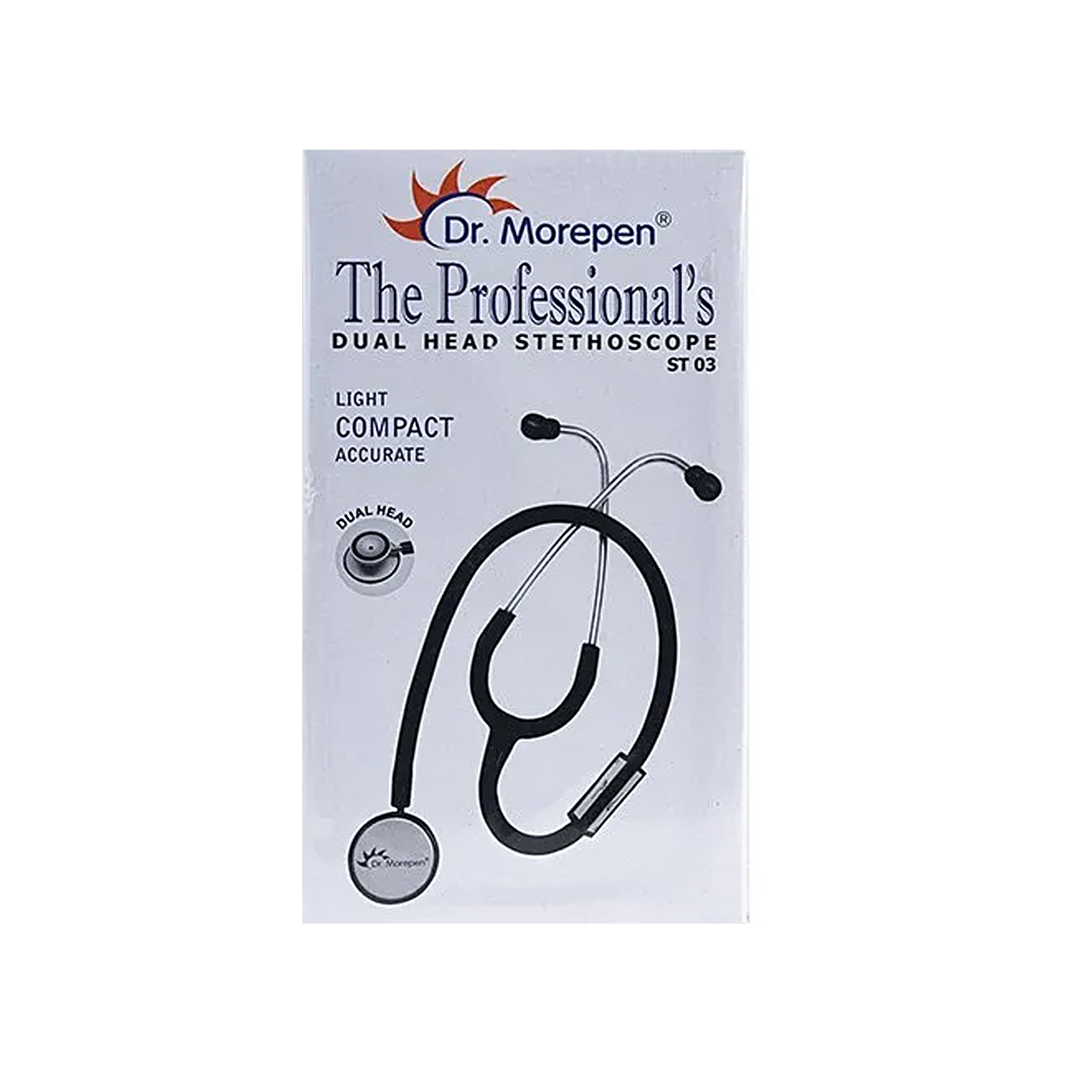 Dr Morepen ST-03 Dual Head Stethoscope