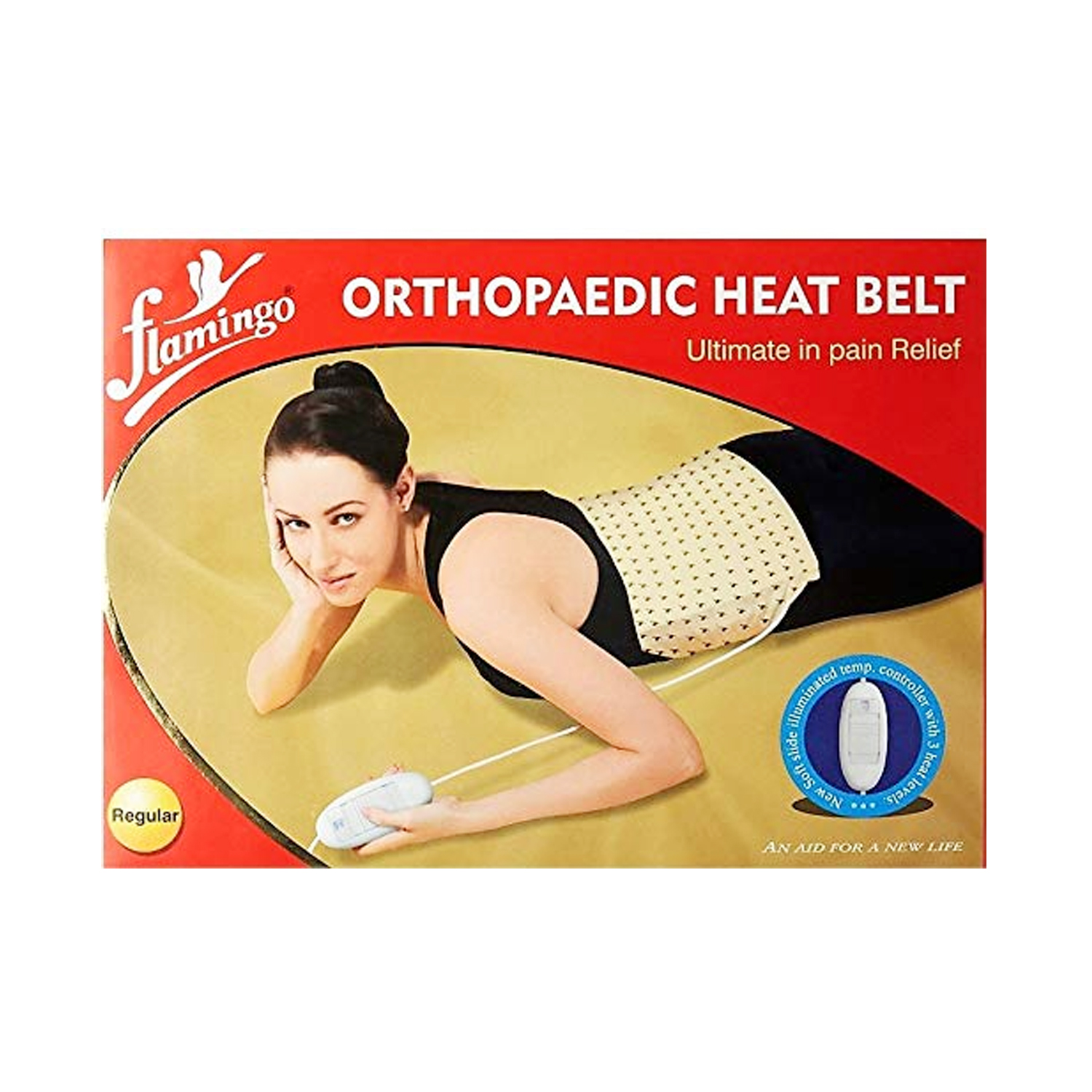 Flamingo Orthopedic Heat Belt - Regular (HC 1001)