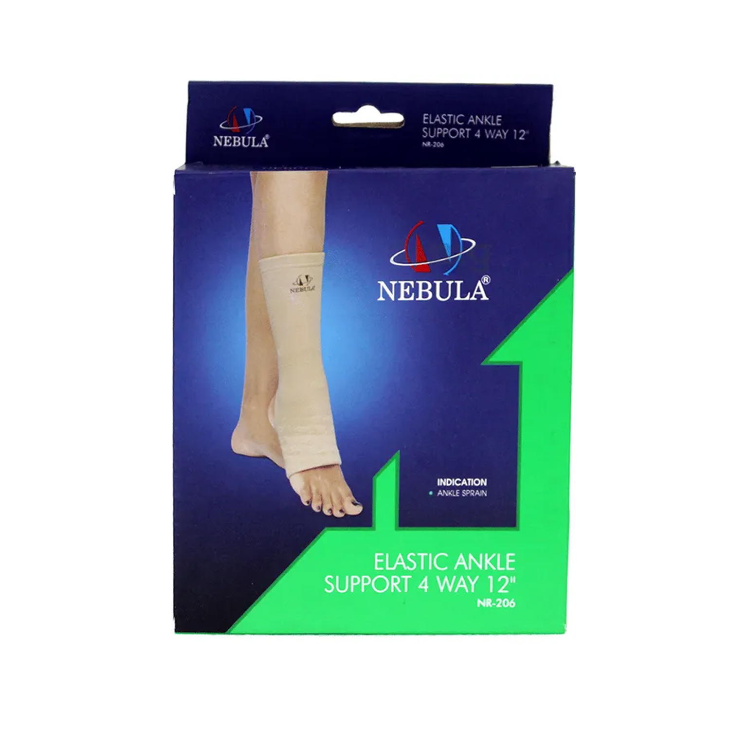 Nebula Elastic Ankle Support 4 Way 12" (Pair) Large