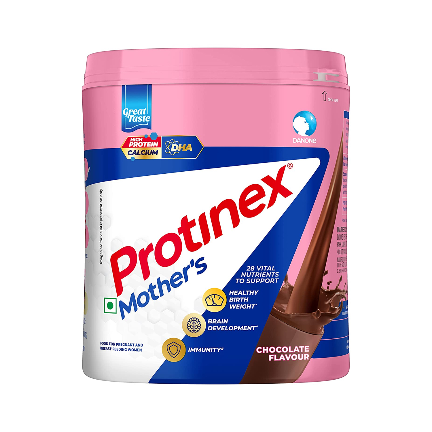Protinex Mother's- Food for Pregnant and Breast Feeding Women- Chocolate Flavour (400 gm Jar)