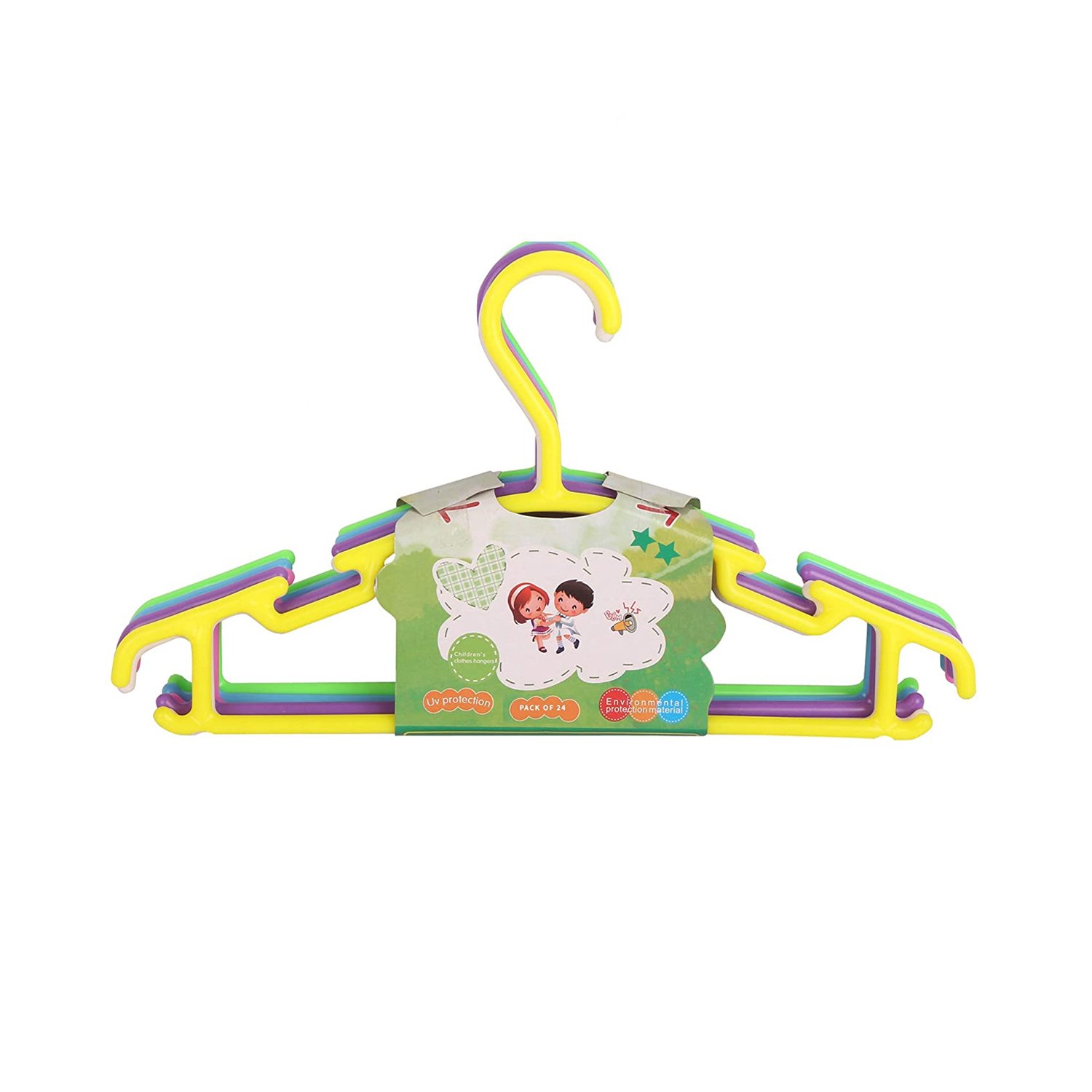 Chinmay Kids Plastic Hanger - 6 Pieces
