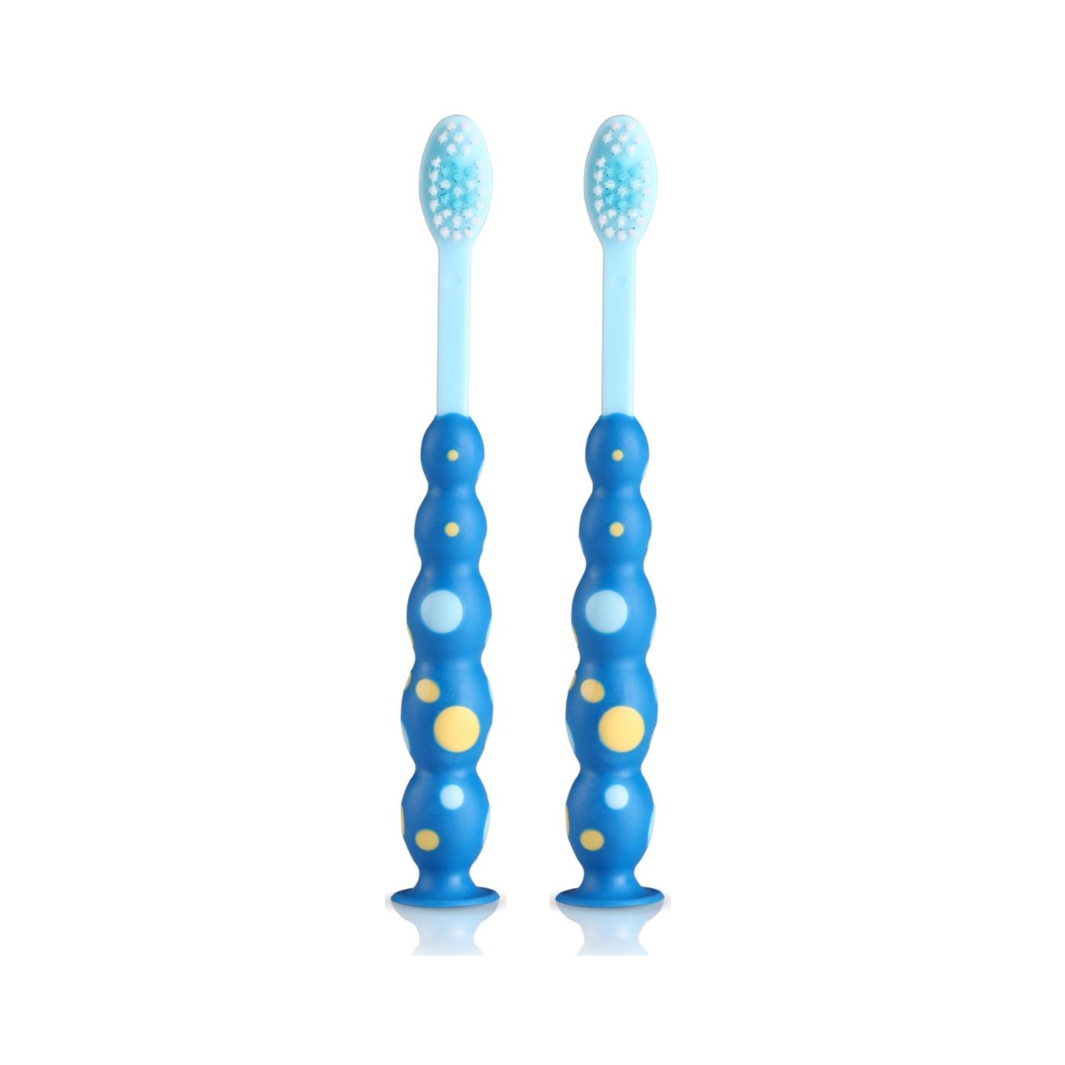 Luvlap Bubble Kid’s Toothbrush (assorted colors) - Pack of 2