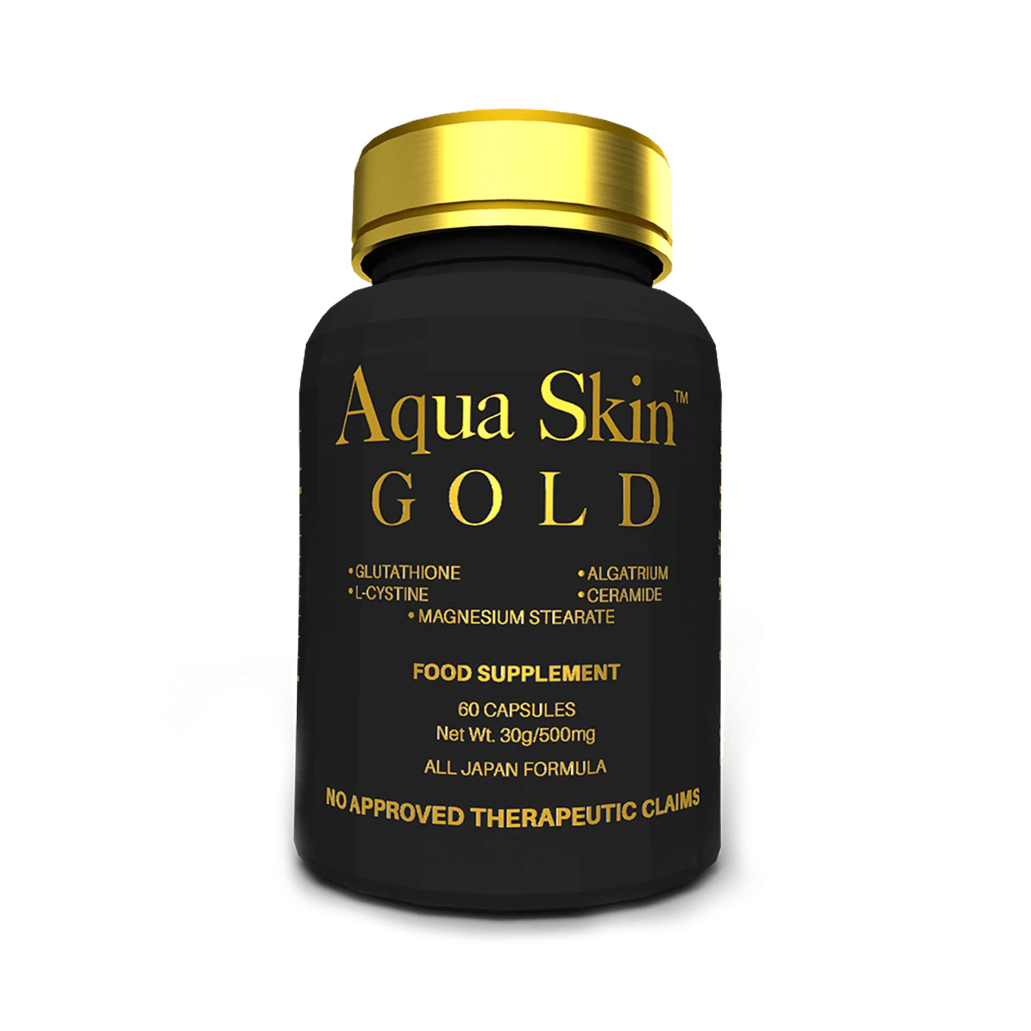aqua skin glutathione capsule Gold 60 caps - Best Price Boost Energy & Metabolism