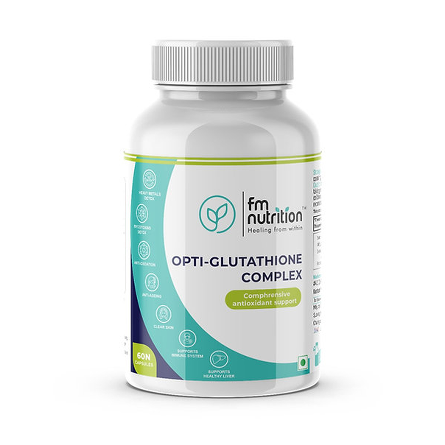 FM Nutrition Opti Glutathione Complex – 60 Nos