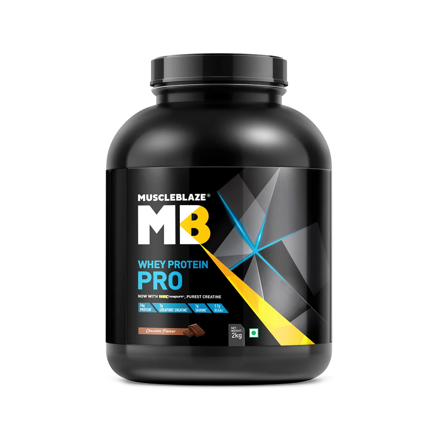 MuscleBlaze Whey Performance Protein PRO, 2 kg Chocolate Flavour
