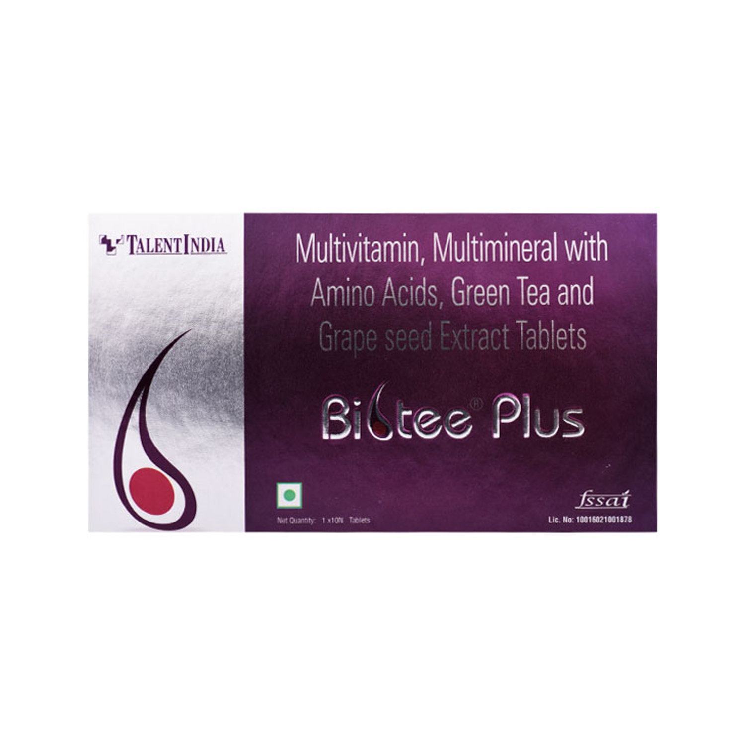 Talent India Biotee Plus Tablets (1x10 Tablets)