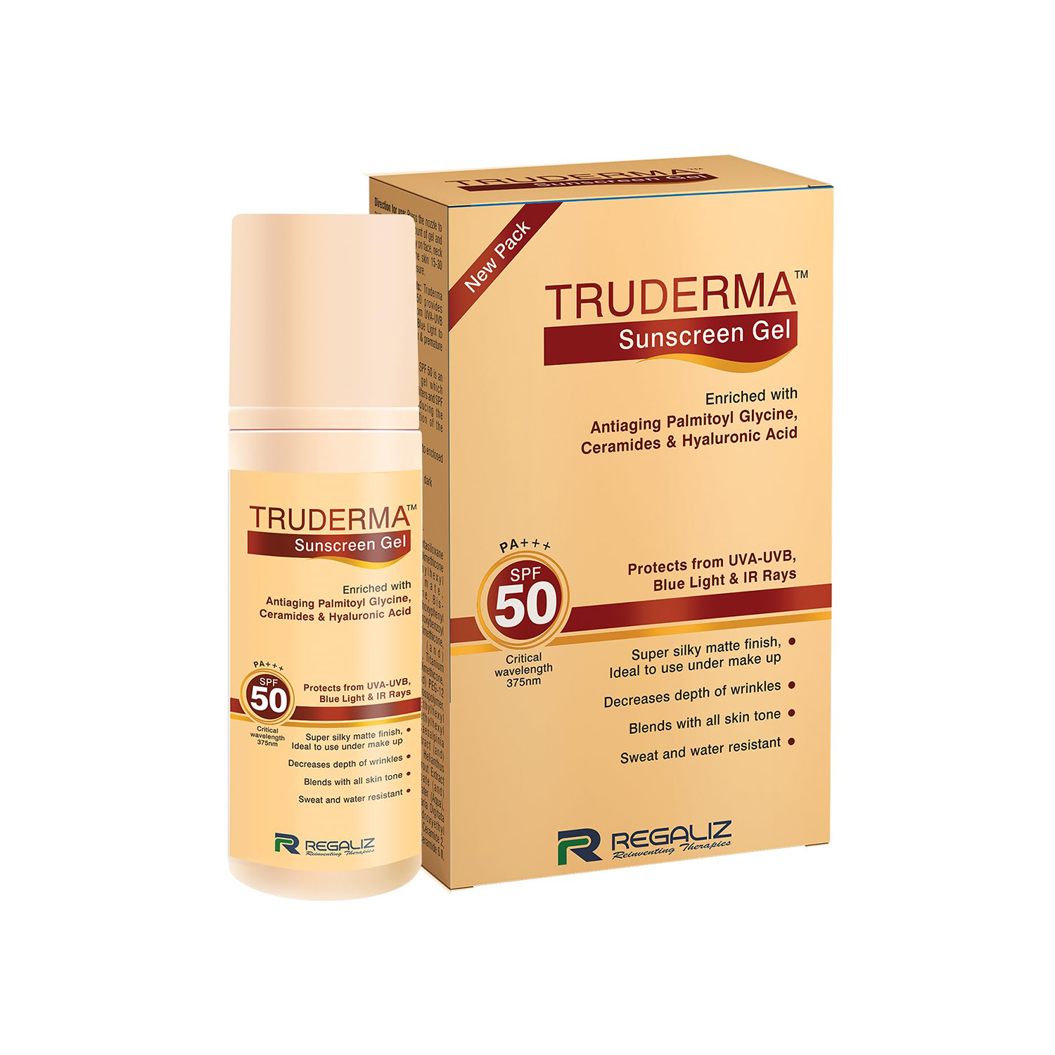 Regaliz Truderma SPF-50 Sunscreen Gel - SPF 50 PA+++, 50ml
