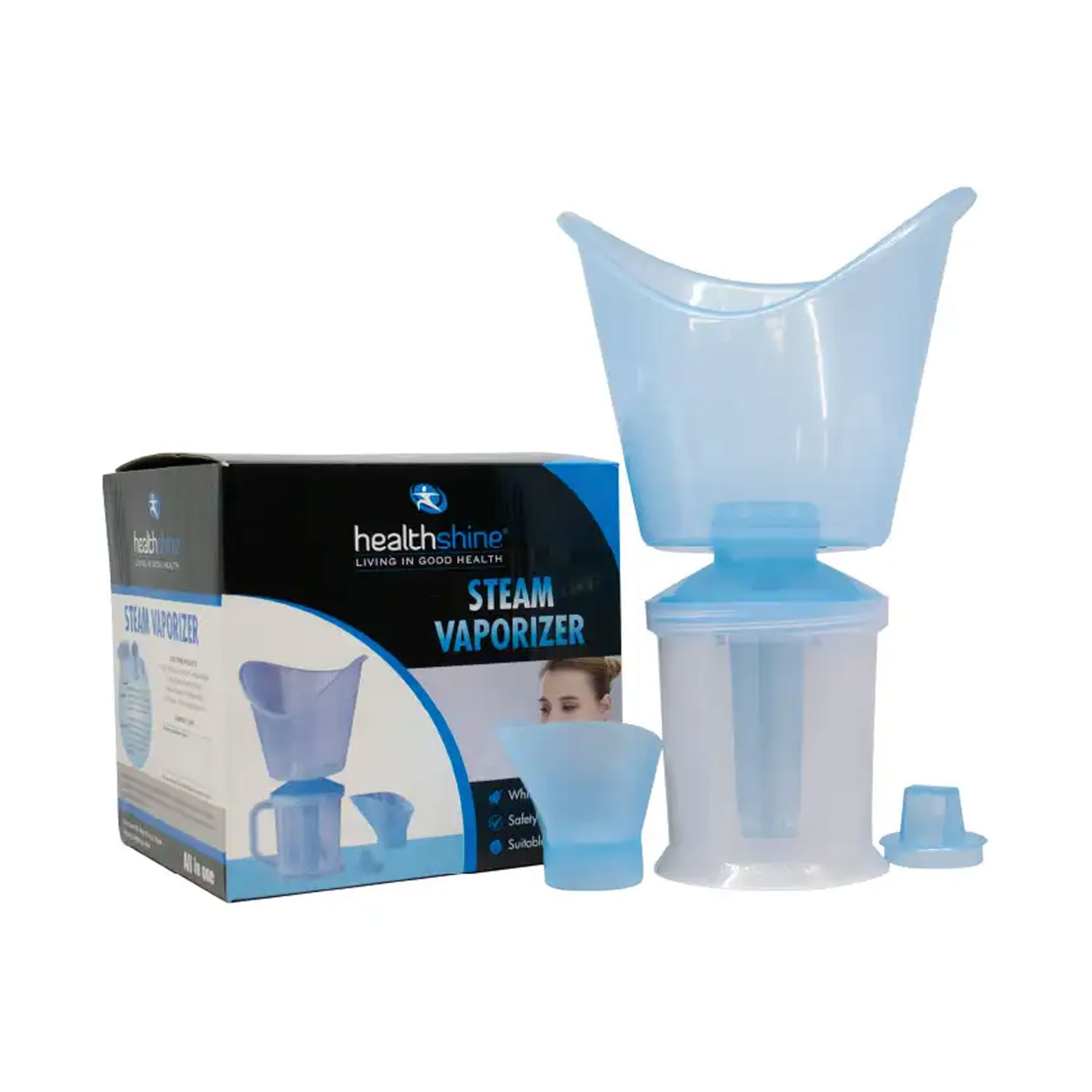 Healthshine Steam Vaporizer All In One (Blue)
