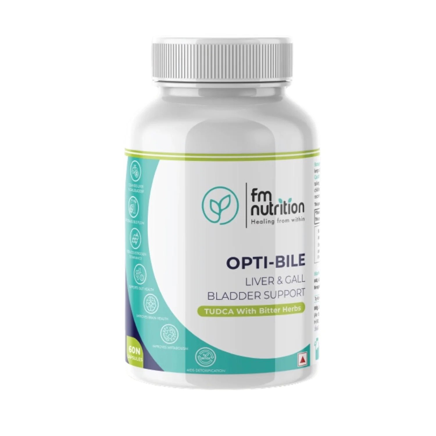 FM Nutrition Opti Bile Capsule - 60 Capsules