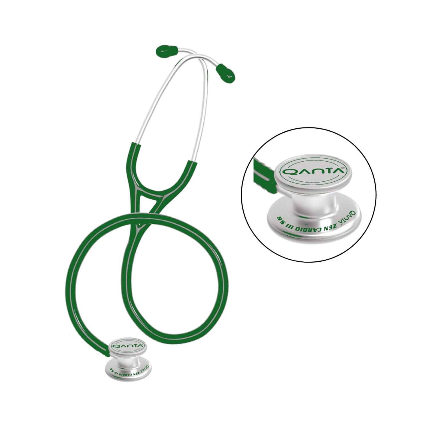 Qanta Zen Cardio III SS (QA-1060) Stethoscope (Black)
