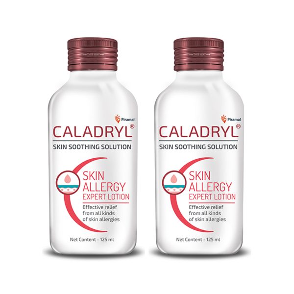 Caladryl Lotion with Calamine (Anti- Itch Lotion) - 125ml (Pack of 2)