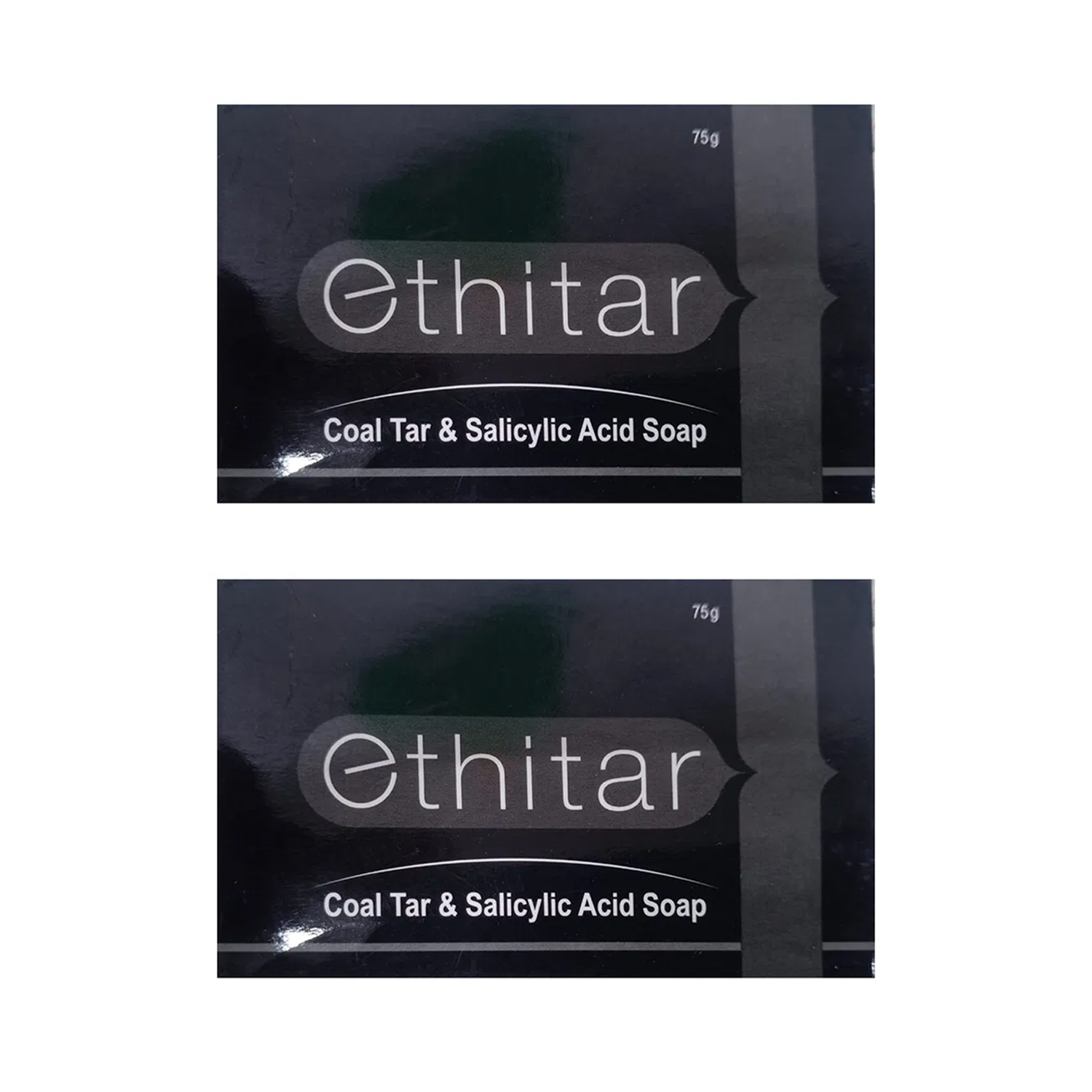Ethitar Coal Tar Soap - 75g (Pack of 2)