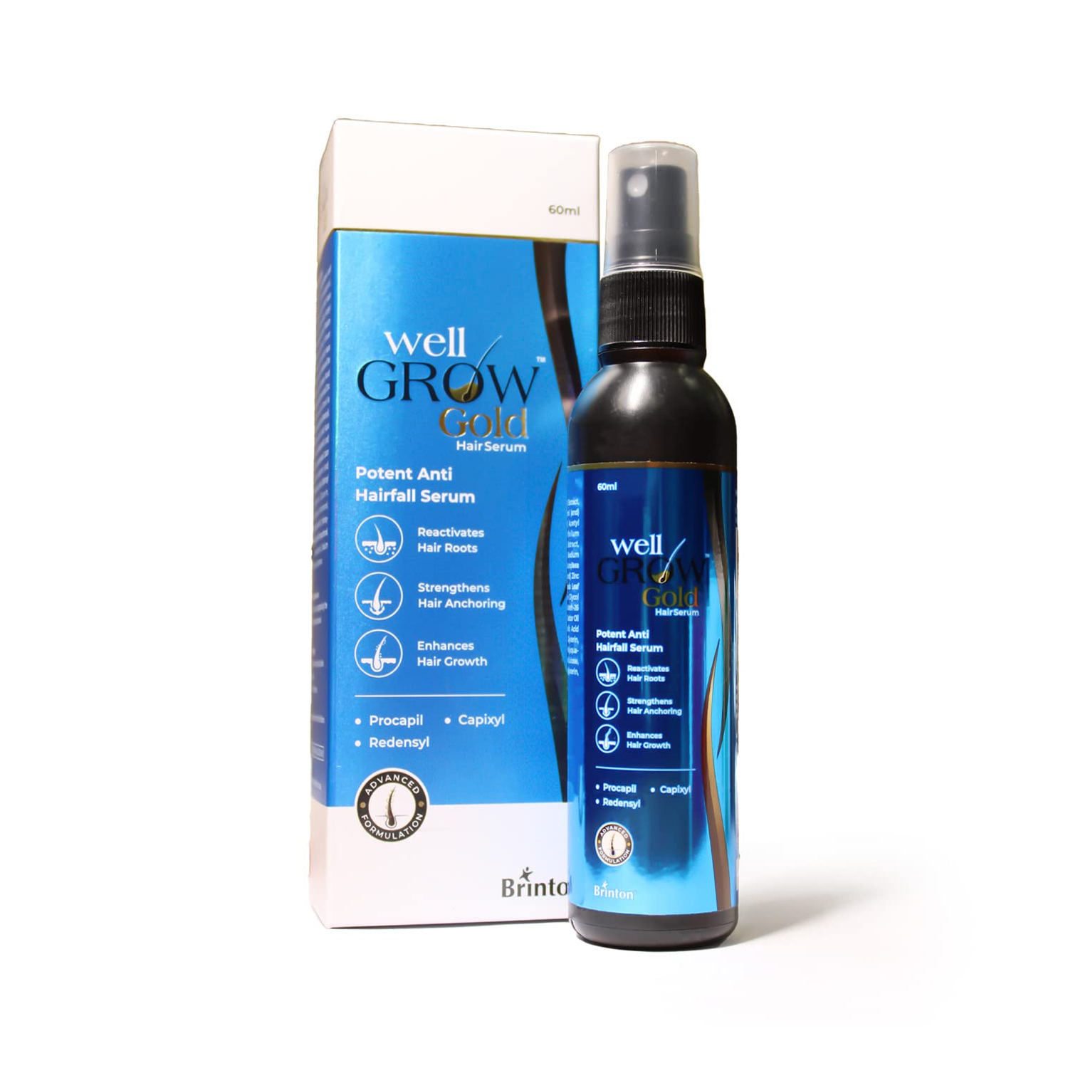 Brinton Well Grow Gold Hair Serum (60ml)
