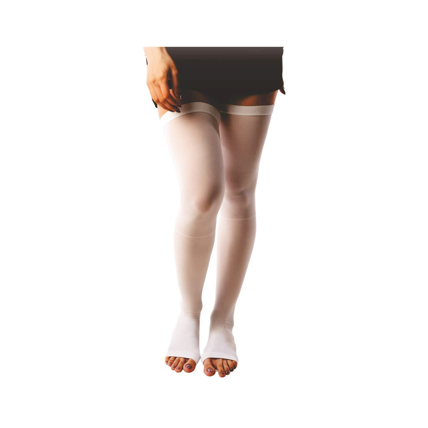 Vissco Anti-Embolism Stockings- Thigh(Open toe) Large (PC. No.5710)