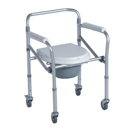 Entros Commode Chair Aluminium with Wheels SC 7001 LW