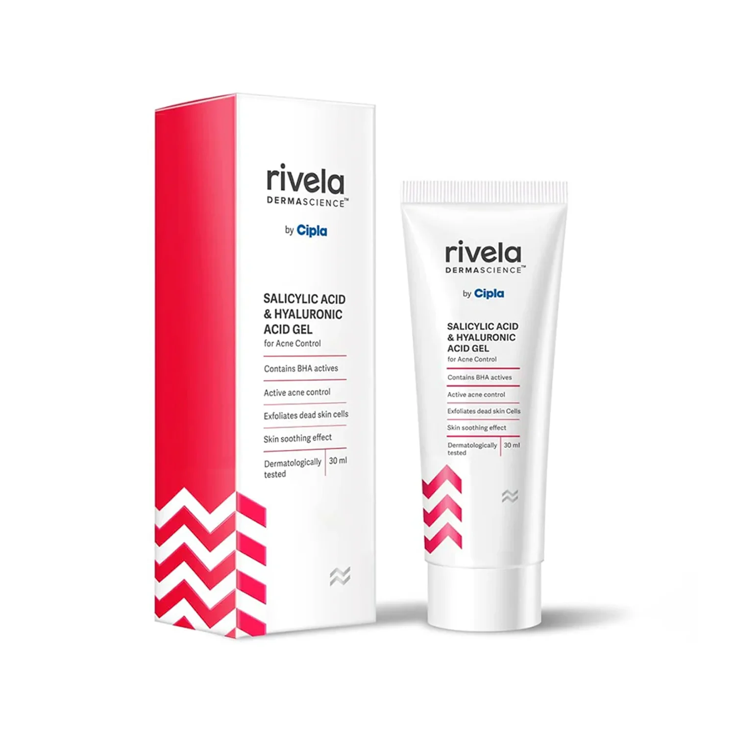 Rivela Dermascience Salicylic Acid and Hyaluronic Acid Gel (30ml)