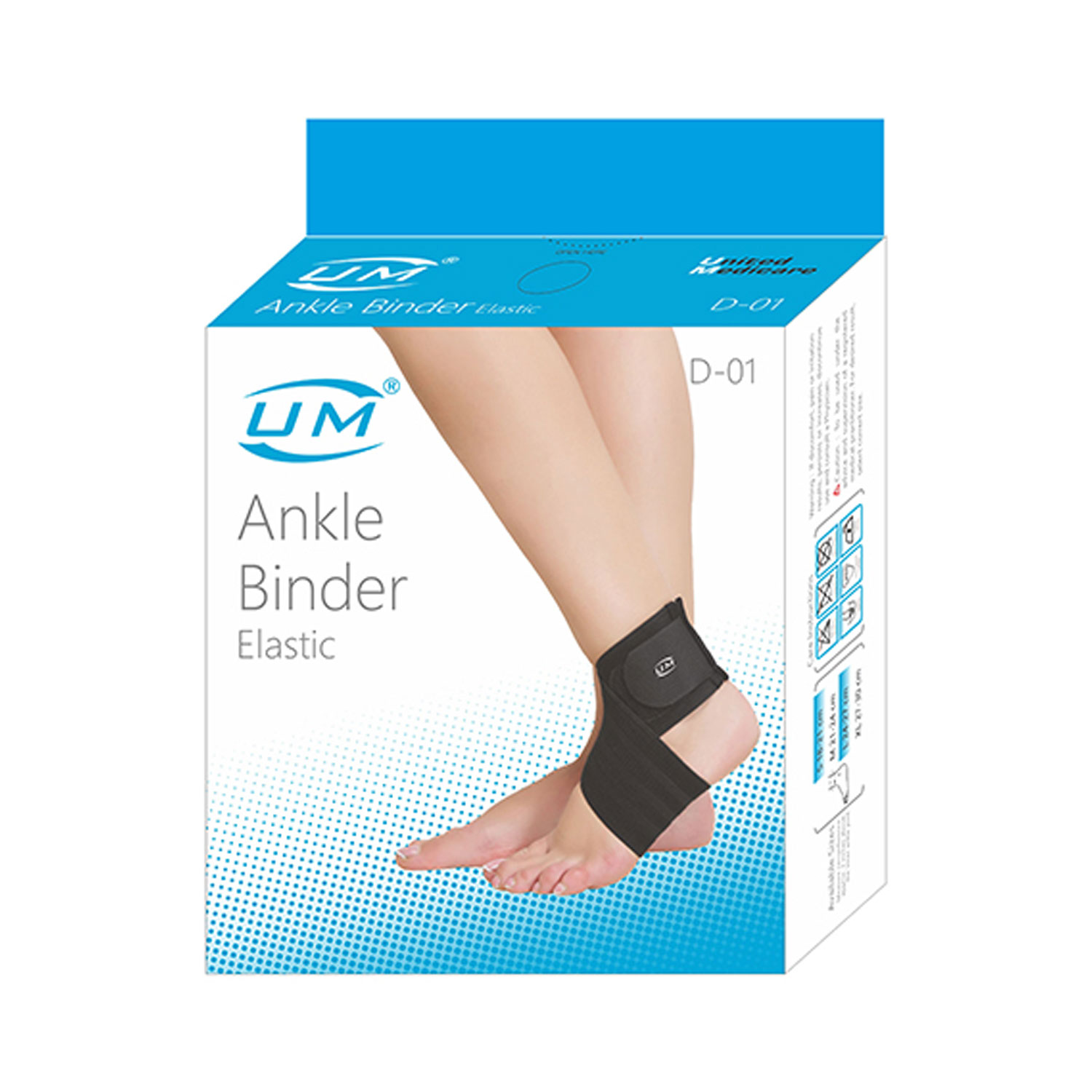 United Medicare Ankle Binder Elastic (D-01) - XL