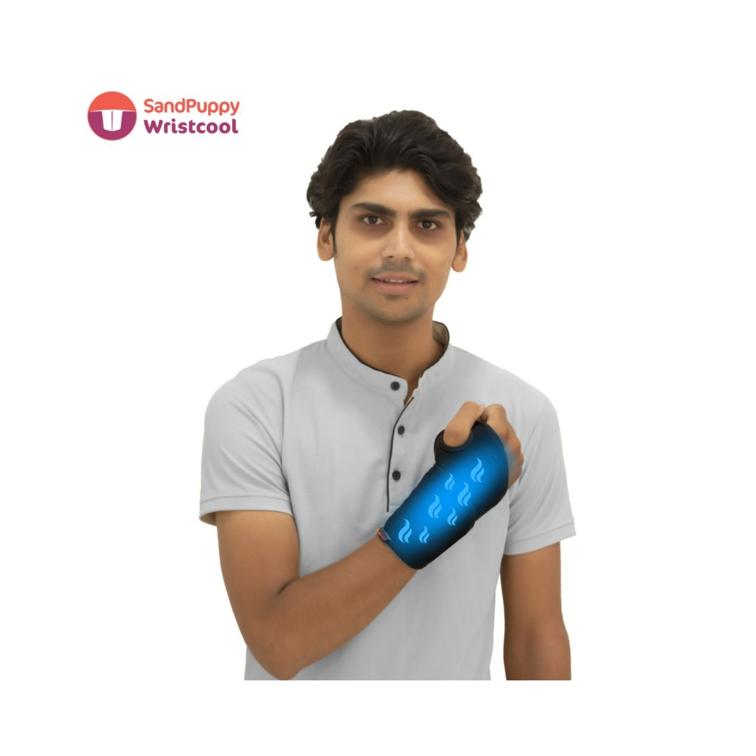 Sandpuppy Wristcool (Refreezable Wrist Ice Pack for Pain Relief)