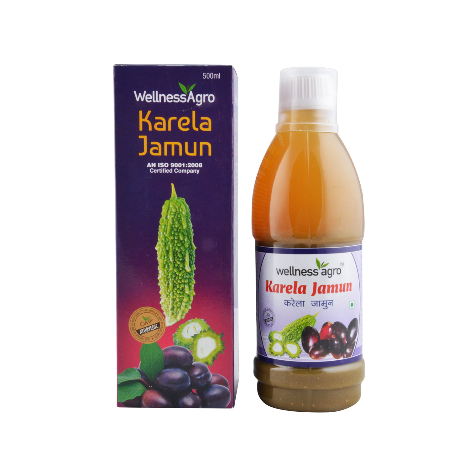 Wellness Agro Karela Jamun Juice 500ml