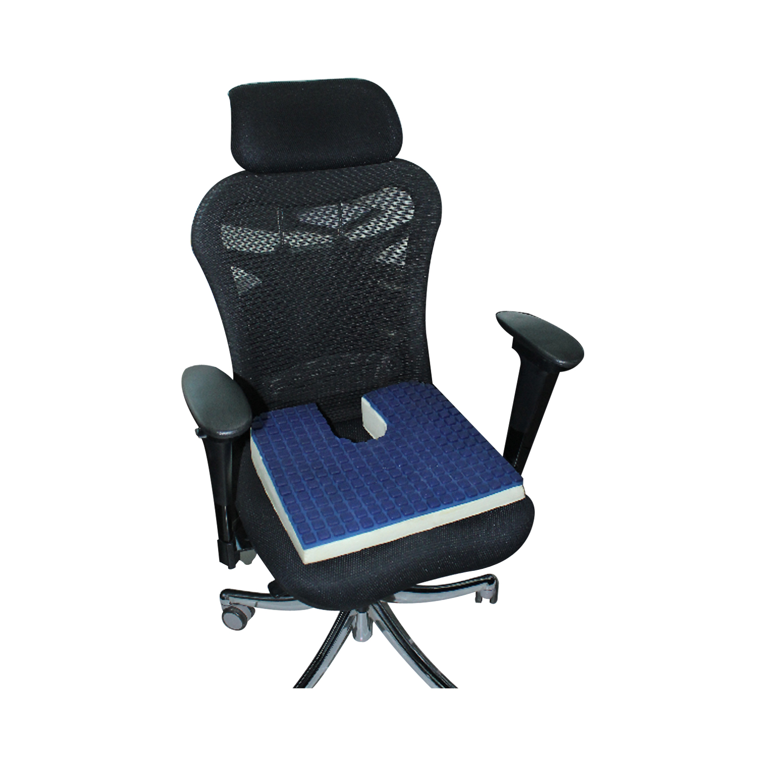 Nebula Gel Coccyx Seat Cushion (Square Tile Gel Sheet)