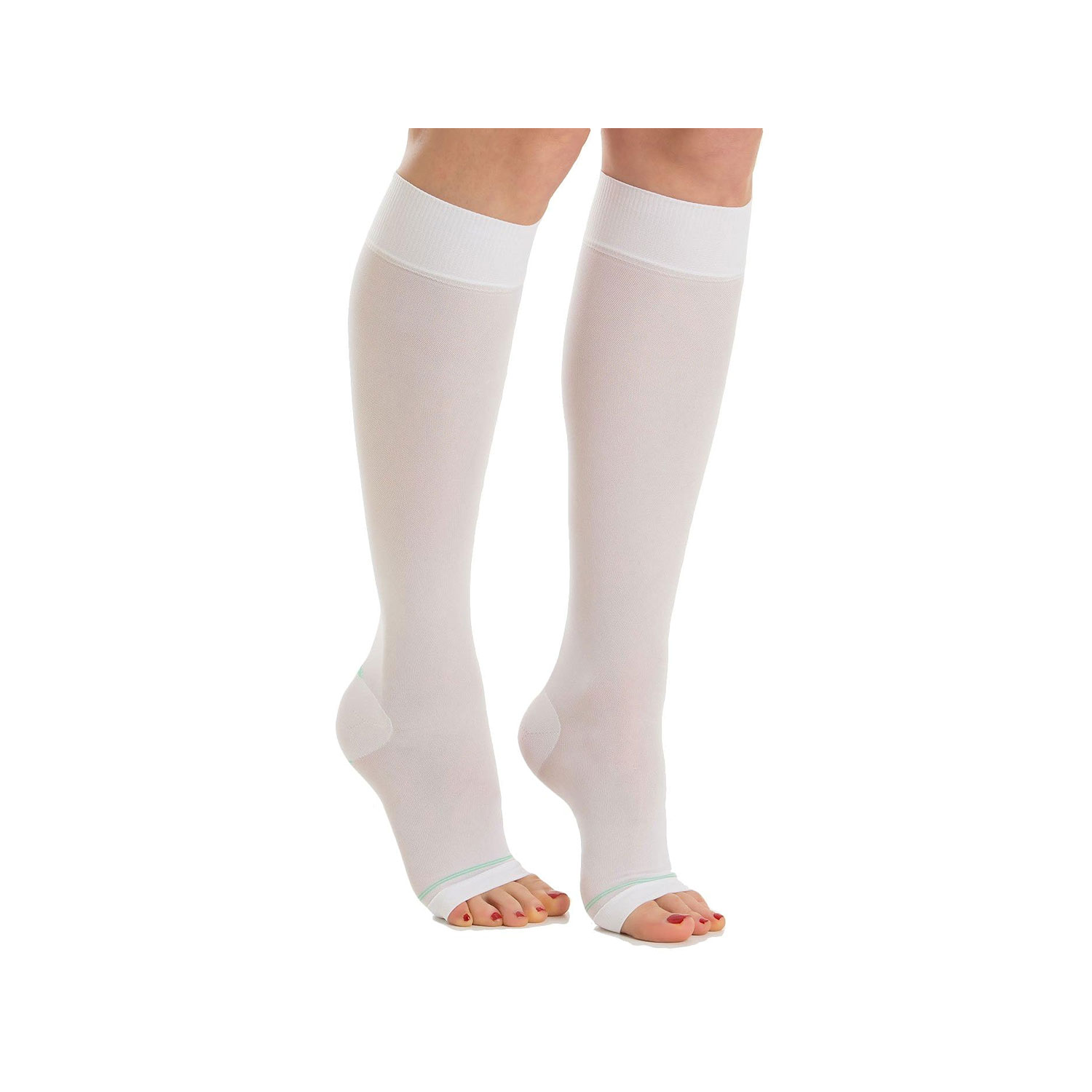 Relaxsan Knee High Open Toe Anti Embolism Stockings M0350A (Medium)