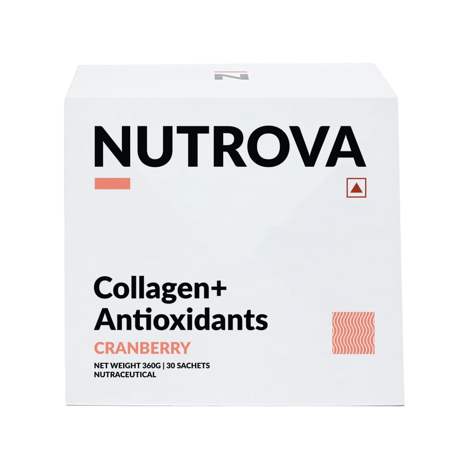 Nutrova Collagen + Antioxidants For Healthy Skin Cranberry Flavour (30 Sachets)