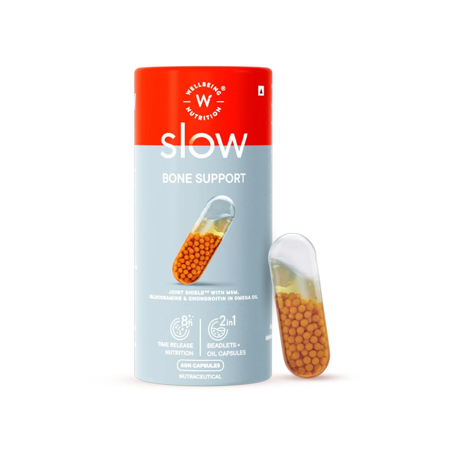 Wellbeing Nutrition Slow Bone Support- 60 Capsules