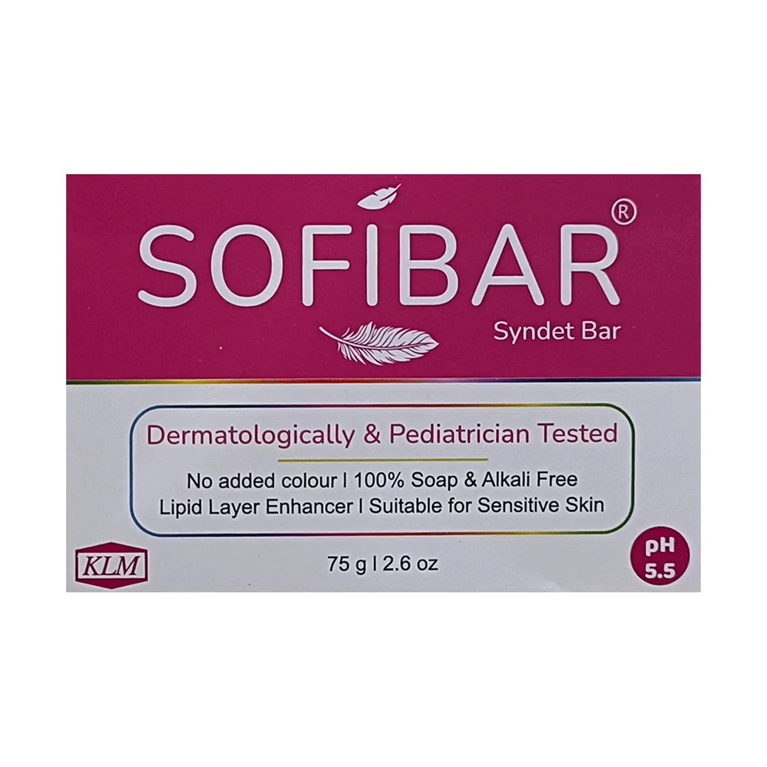 Sofibar Syndet Bar 75gm (Pack of 2)