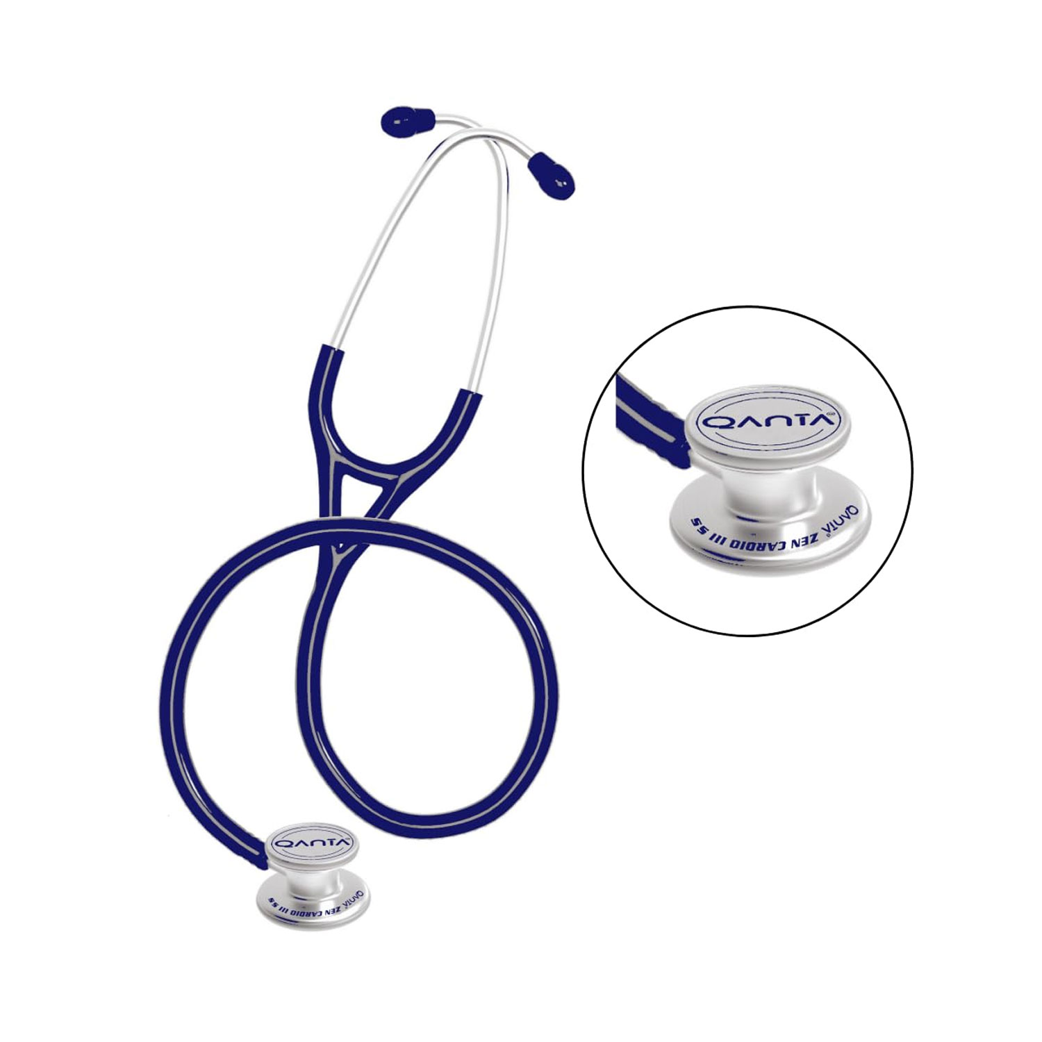 Qanta Zen Cardio III SS (QA-1060) Stethoscope (Black)