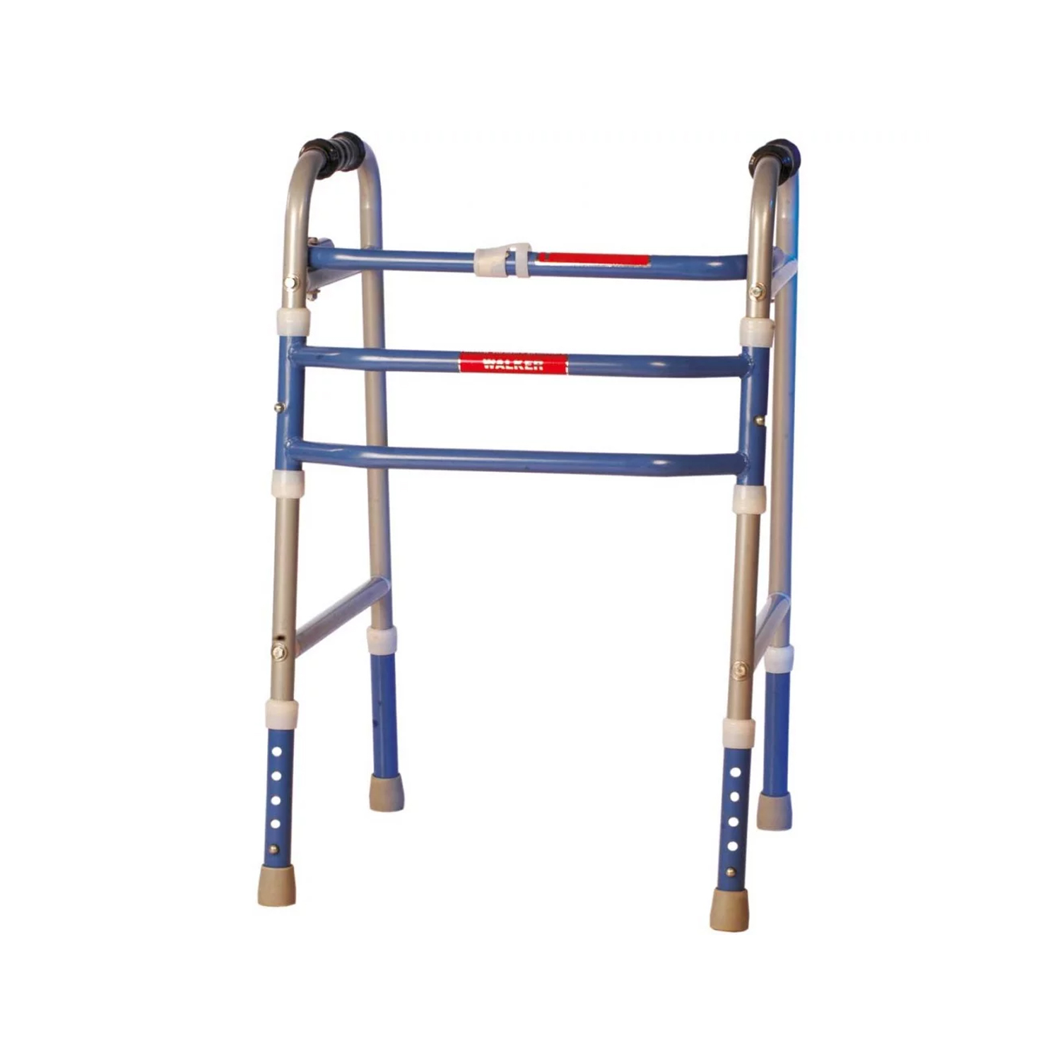 Vissco Invalid Foldable Adjustable Walker without Castors - Universal (Plain)