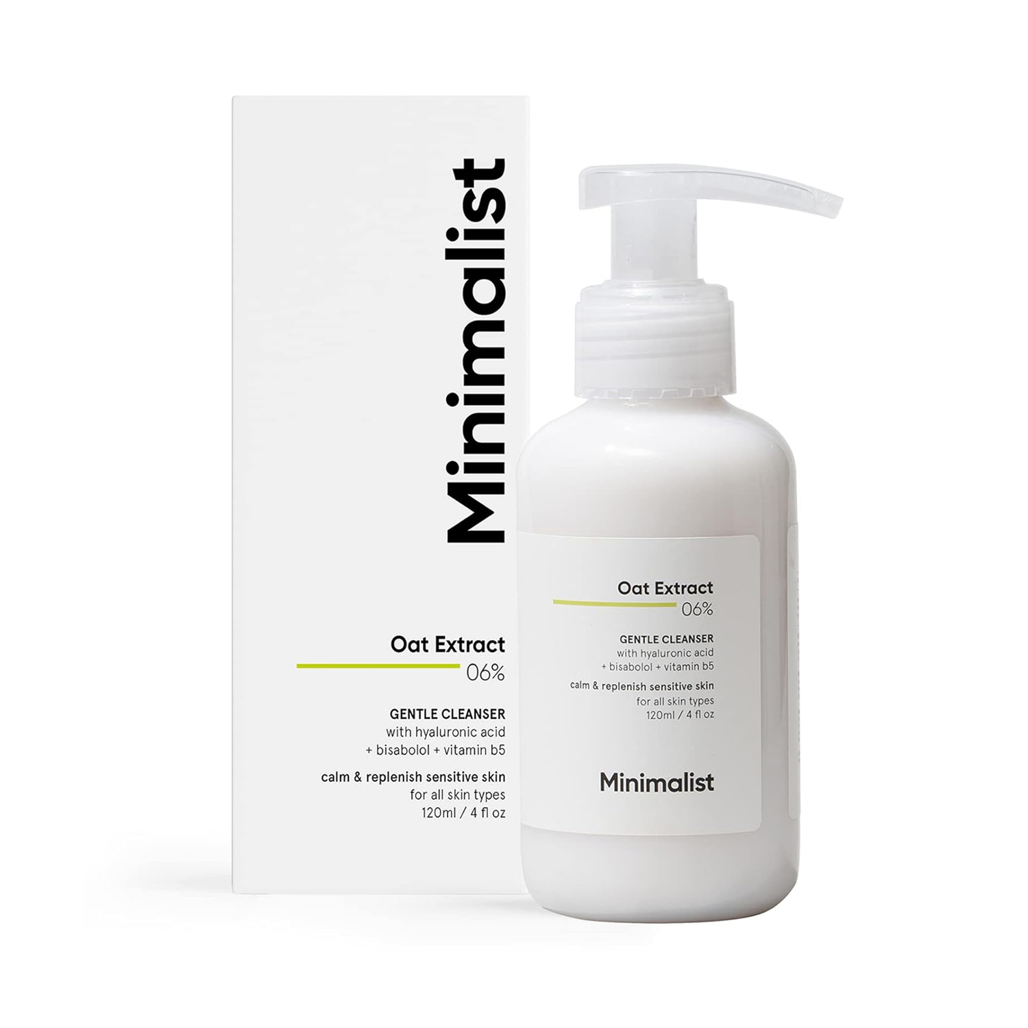 Minimalist Oat Extract 6% Gentle Cleanser (120 ml)