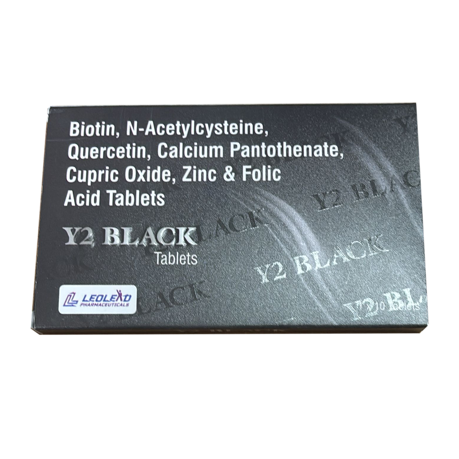 Leoled Pharmaceuticals Y2 Black - 10 Tablets