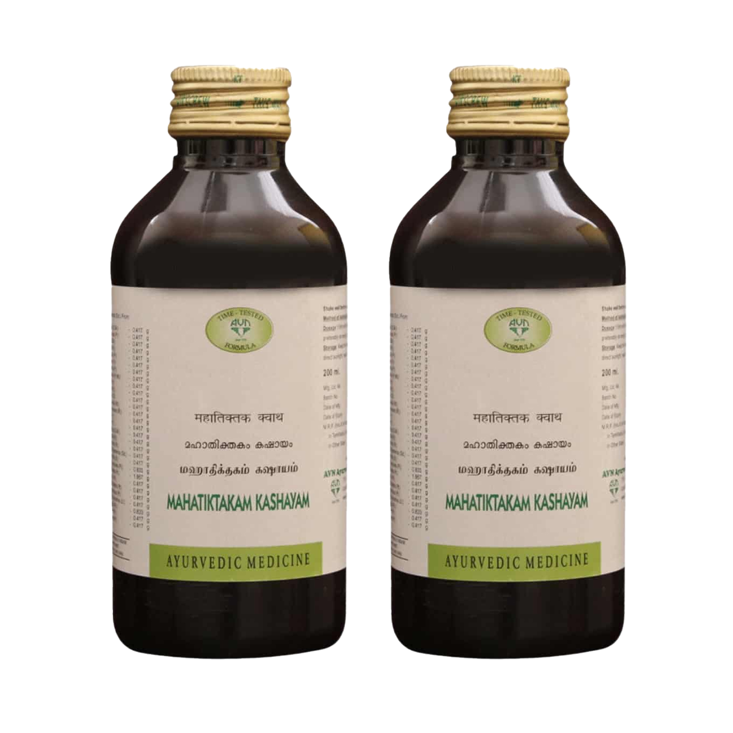 AVN Mahatiktakam Kashayam 200ml (Pack of 2)