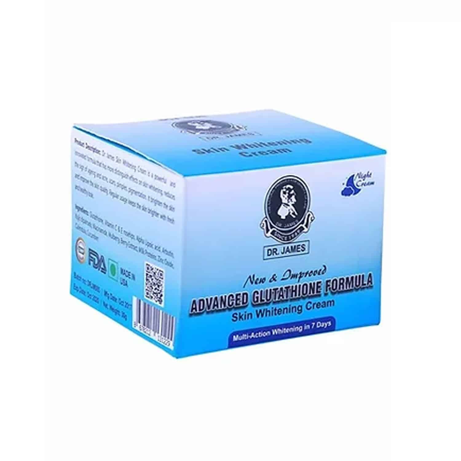Dr. James Advanced Glutathione Skin Whitening Cream 30 gm