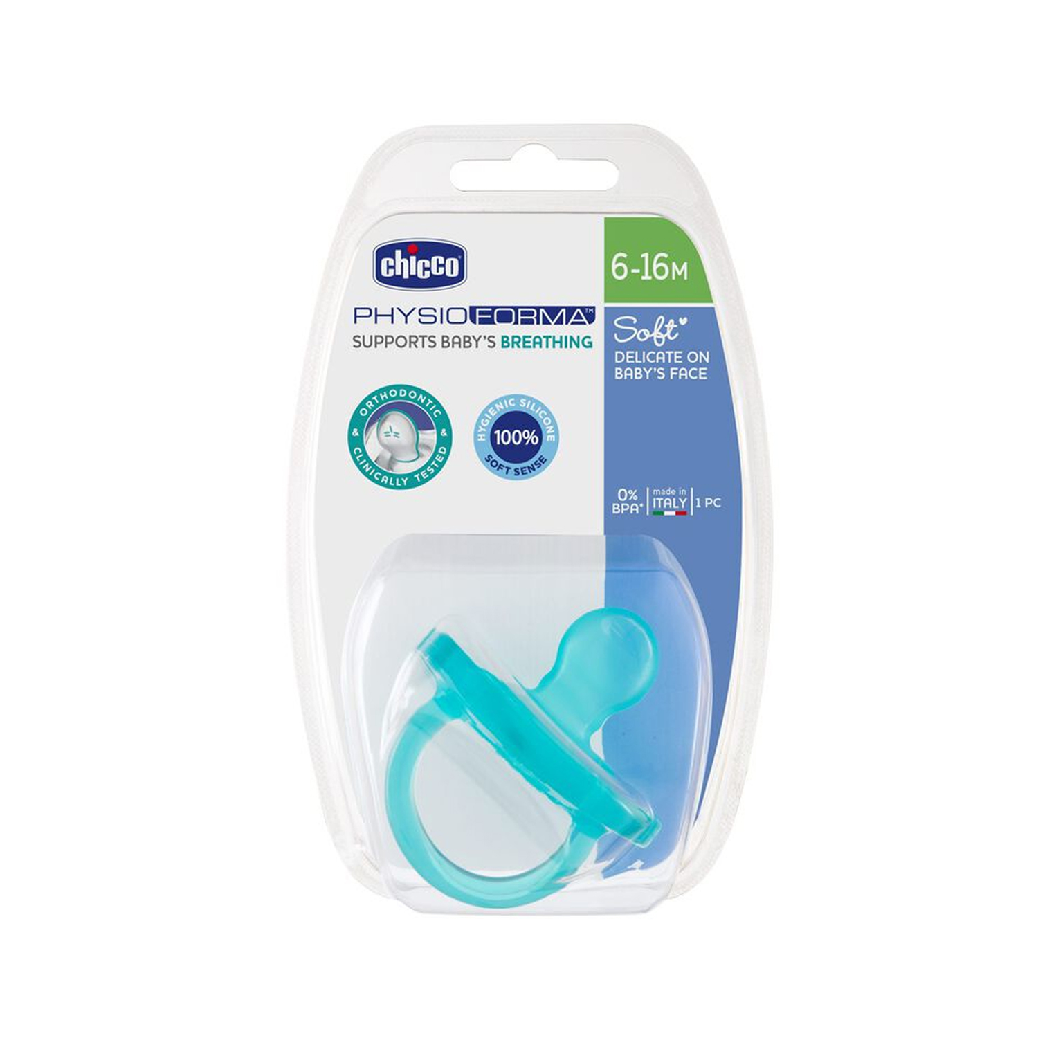 Chicco Soother Physio Air Lumi Silicone: 0-6M