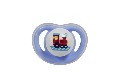 Pigeon Pacifiers S Size (0+Month) with Image of Train Small