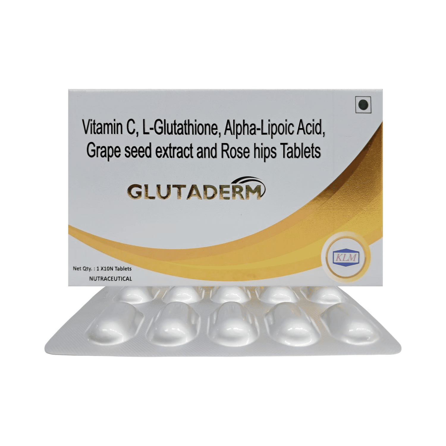 Klm Glutaderm tablets 10 Nos