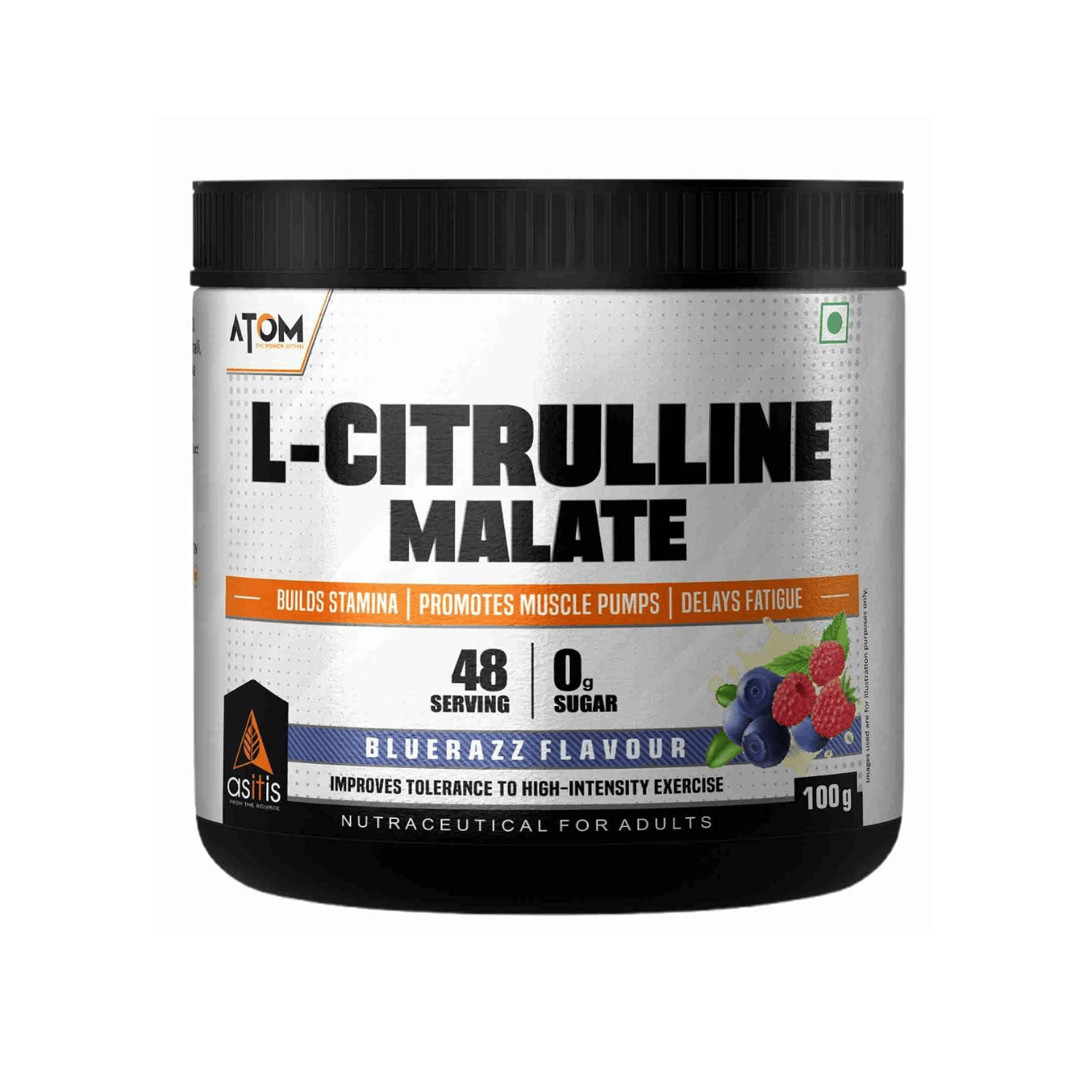 ASITIS L-Citrulline Malate 2:1 Blue Razz Flavour (250 gm)