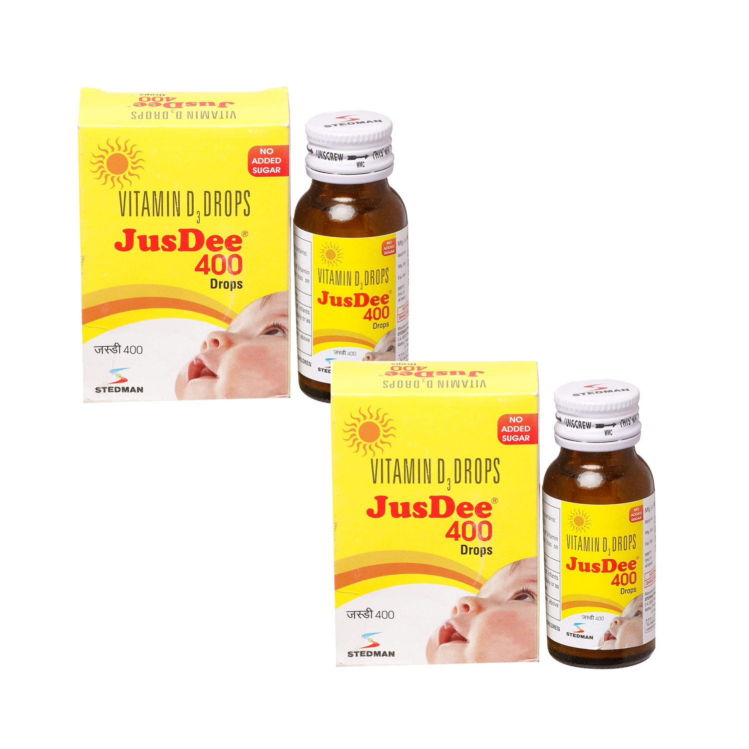 Jusdee 400 Drops 30ml - (Pack of 2)