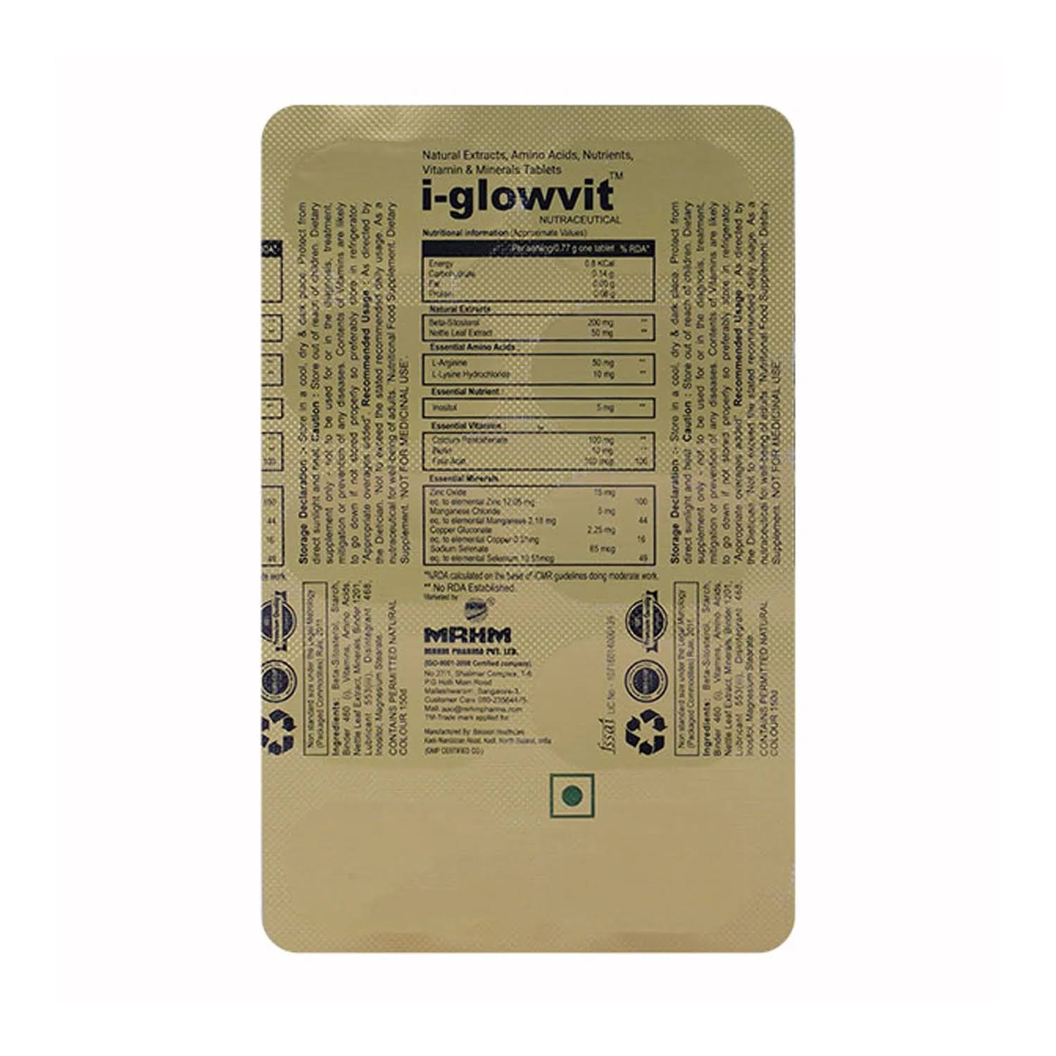 MRHM i-Glowvit Tablets (10 Tabs)