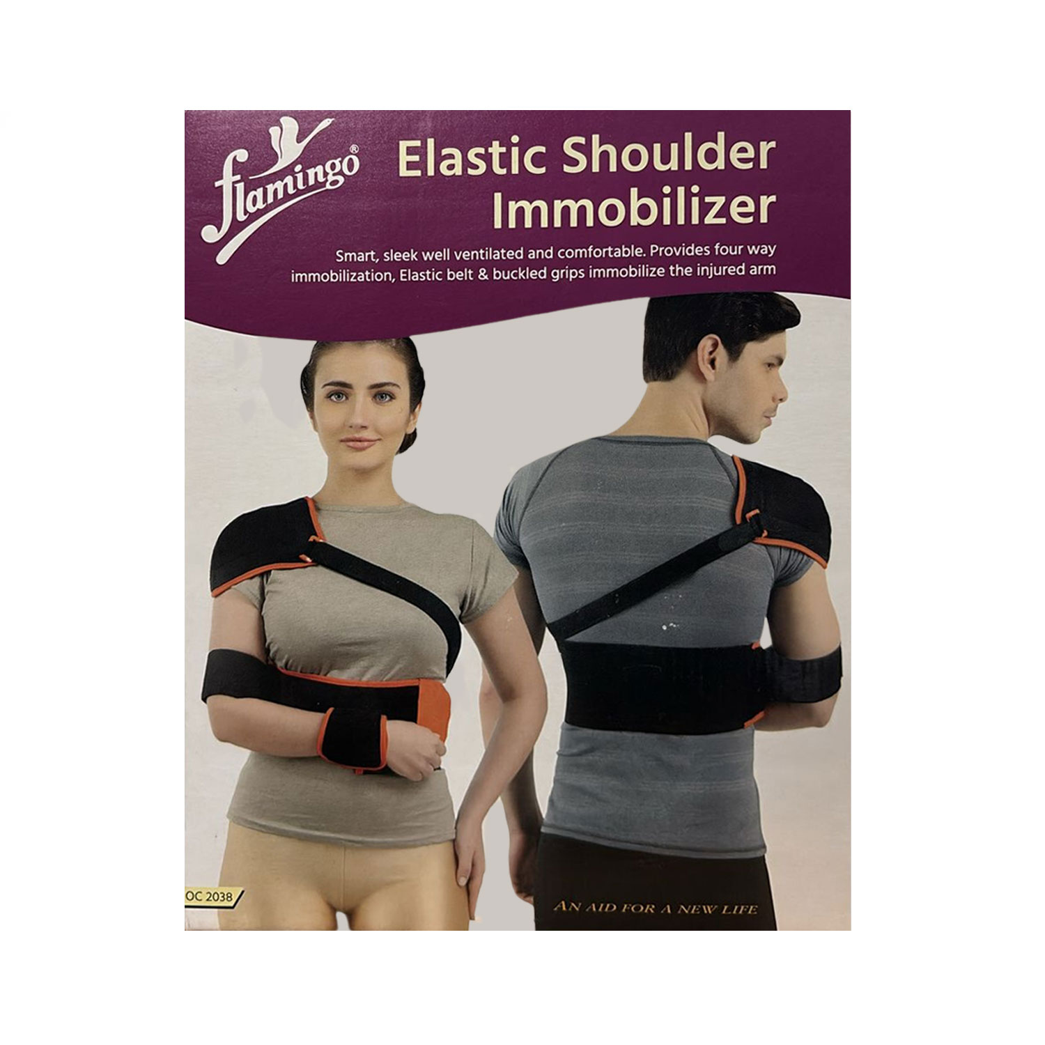 Flamingo Elastic Shoulder Immobilizer XXL OC2038
