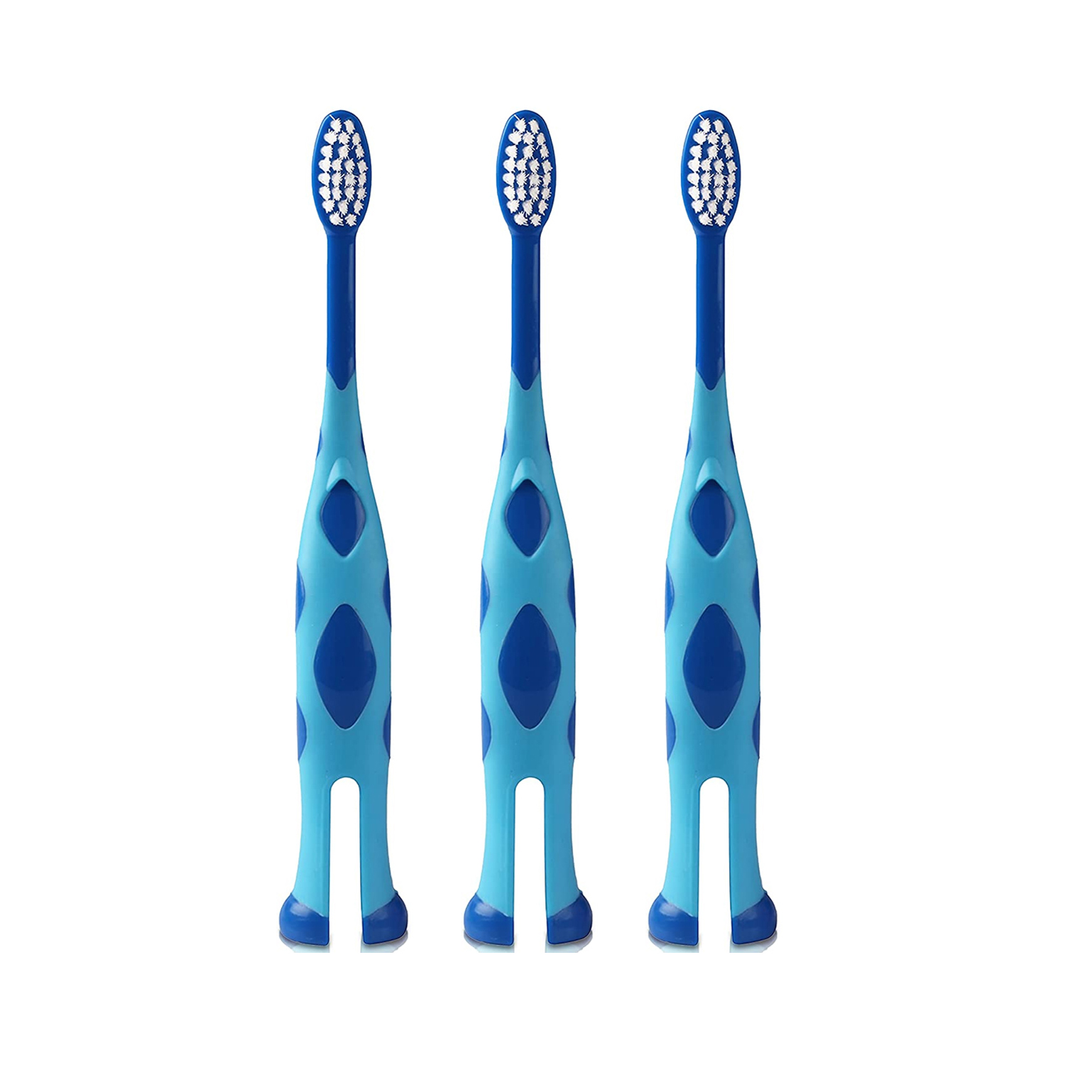 Luvlap Tiny Giffy Kid’s Toothbrush (assorted colors) - Pack of 3