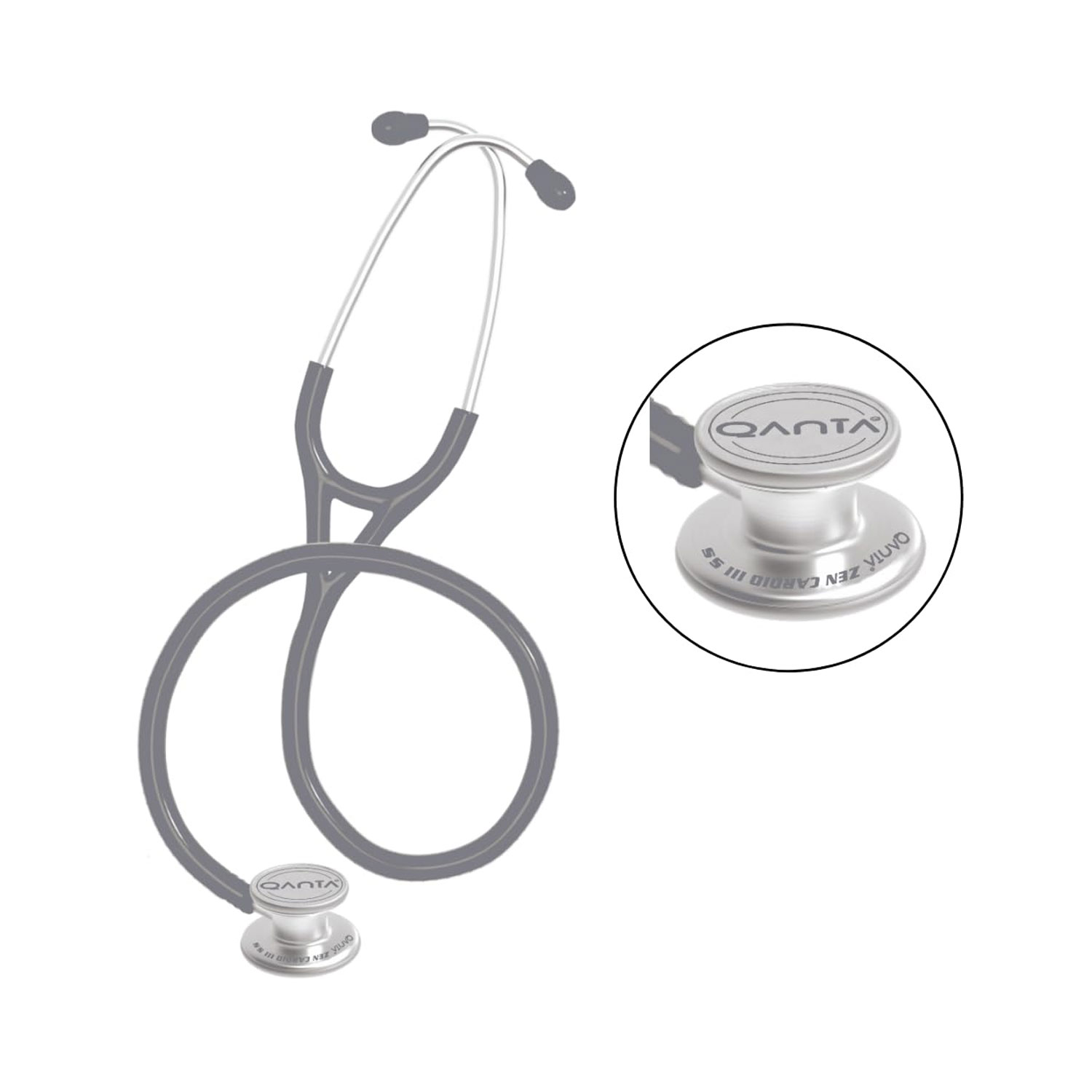 Qanta Zen Cardio III SS (QA-1060) Stethoscope (Black)
