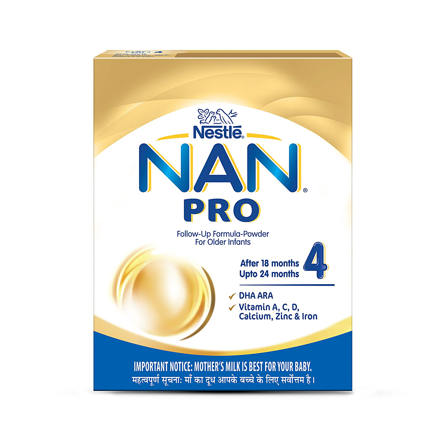 Nestle Nan Pro Follow-Up Formula Powder Stage 4 After 18 months 400 gm Refill Pack