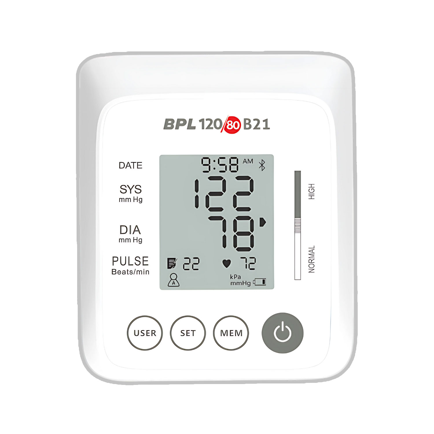 BPL Upper Arm Blood Pressure Monitor (B21)